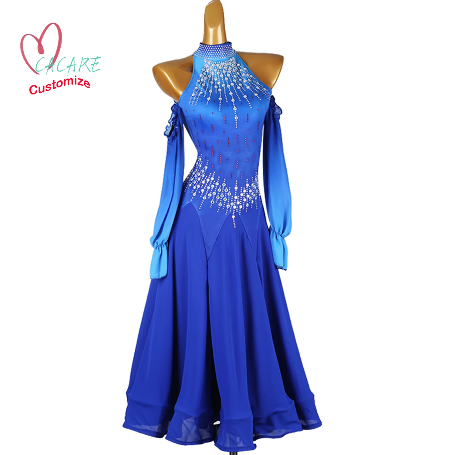 Dancewear Standard Ballroom Waltz Adult Modern Dance Dress Prom Suit Practice Clothes Stage Costume Competition Flamenco 0003