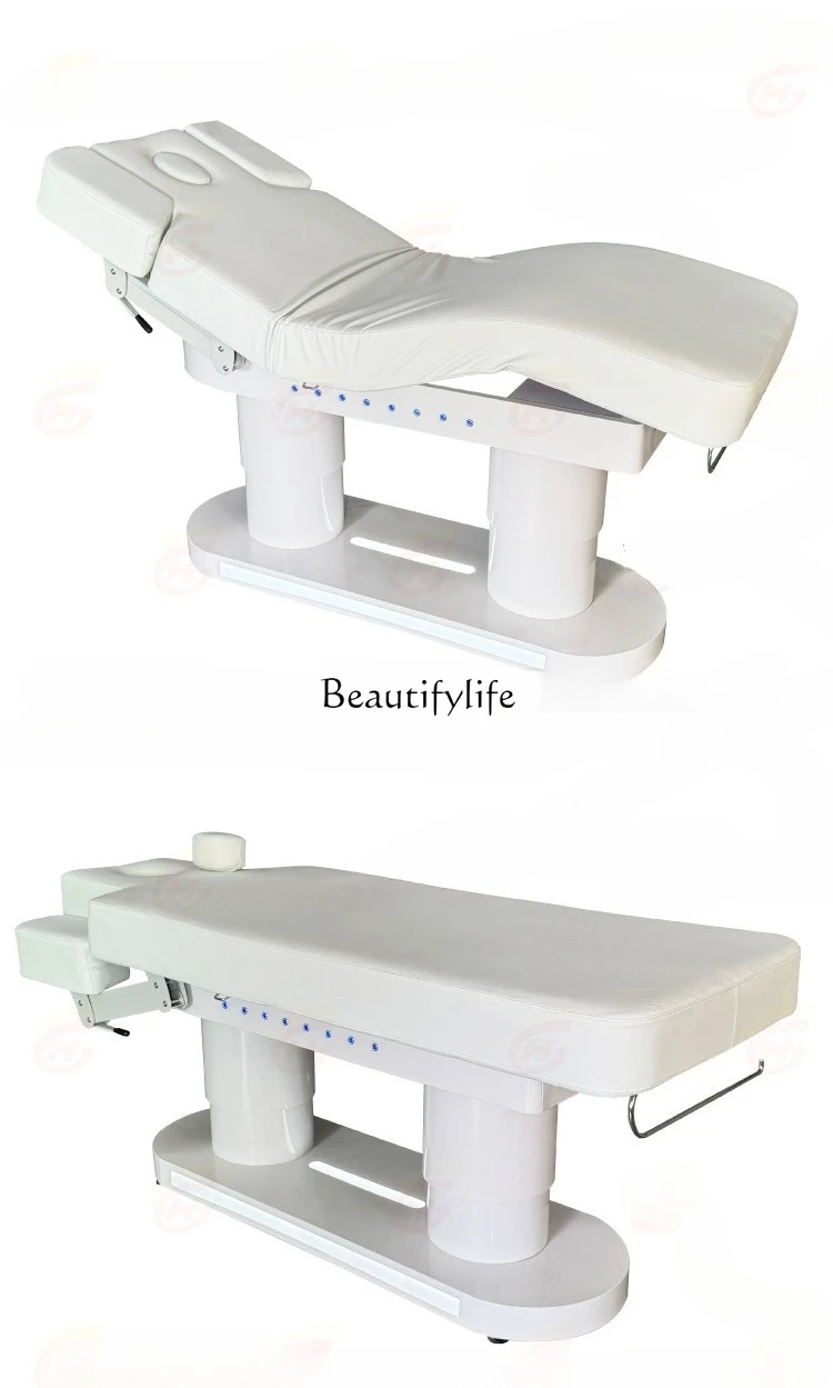 02-Electric beauty bed lifting massage tattoo embroidery beauty body bed