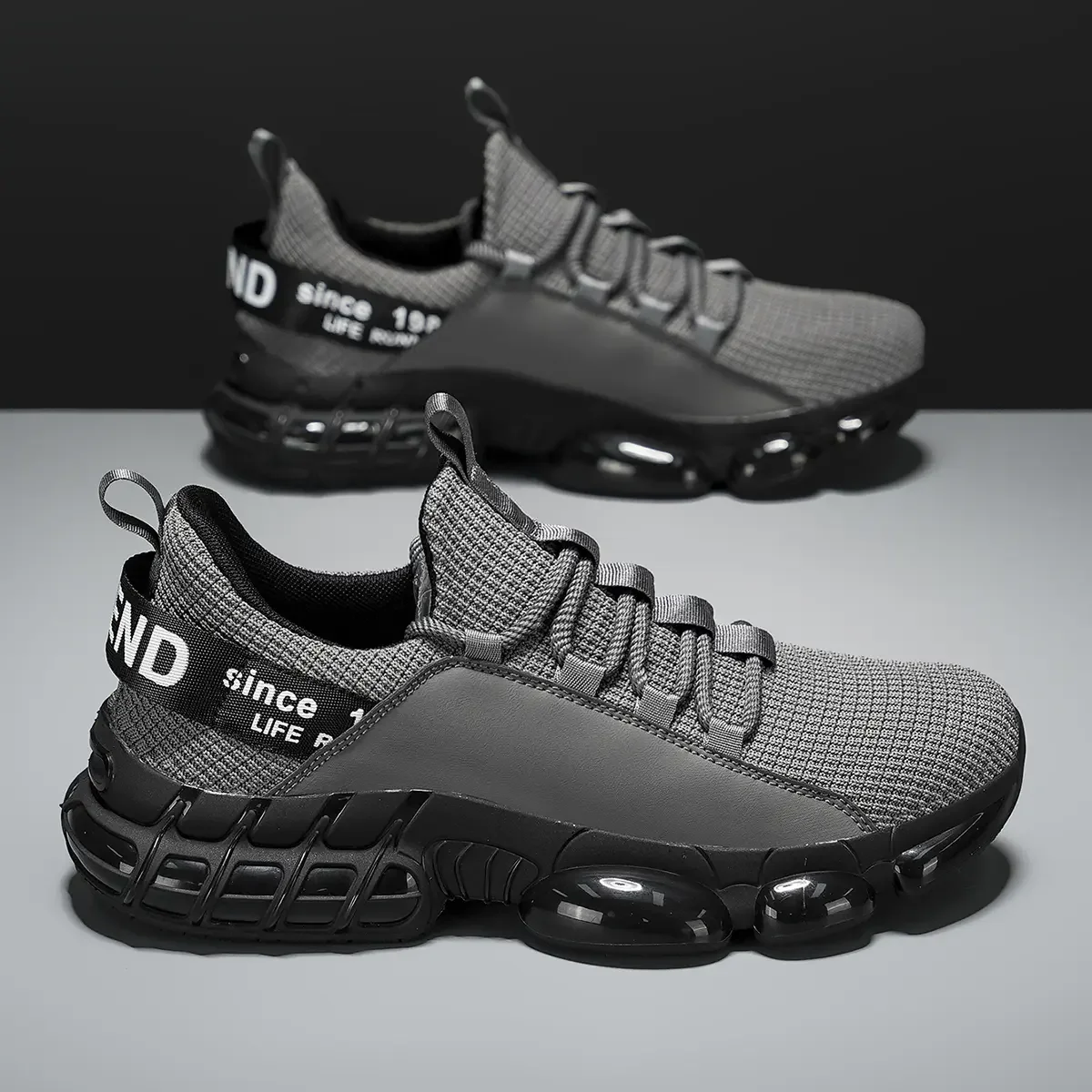 أحذية كرة السلة الرياضية الجديدة القابلة للتنفس هي أحذية شبكية أنيقة ومتعددة الاستخدامات وغير رسمية للرجال أحذية الجري أحذية رياضية للرجال #5