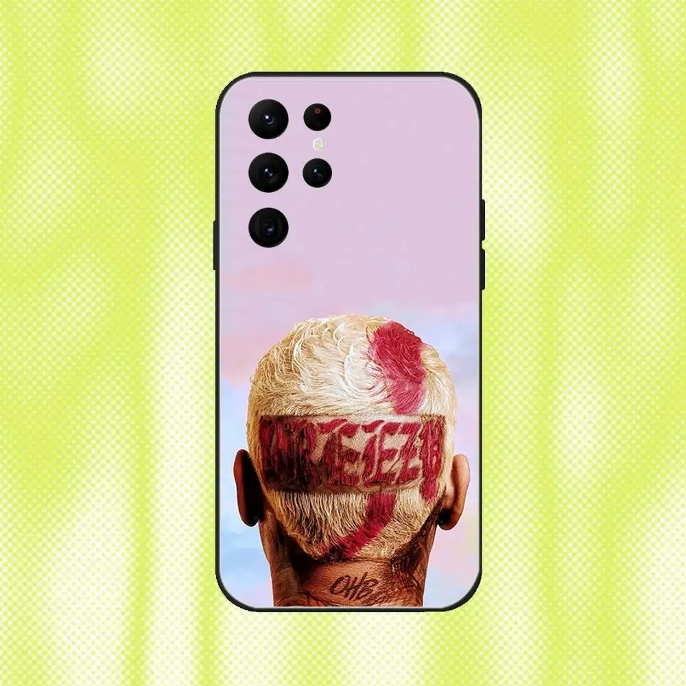 ซี-คริส บราวน์ 11:11 เคสโทรศัพท์สำหรับซัมซุง เอส 25,24,23,22,30,21,10,9,อัลตร้า,พลัส,ไลท์,FE,4,5G เคสแบบนิ่มสีดำ