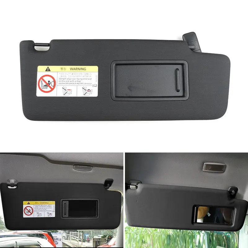 Car Interior Front Left / Right Sun Visor Panel Makeup Mirror w/ Cable 5TD857521, 5TD857522 For VW Touran L 2017