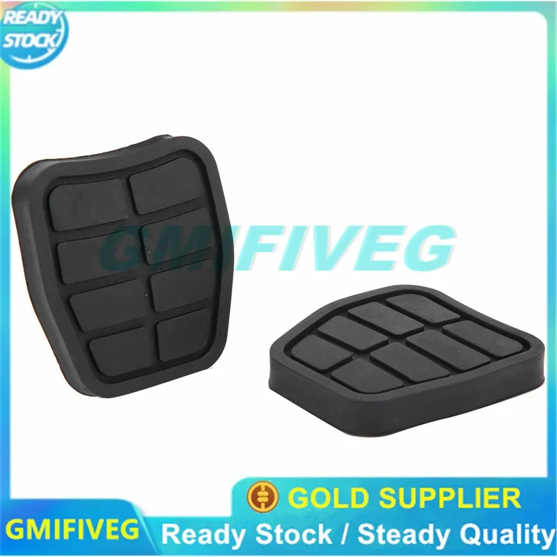 2X Auto Brake Clutch Foot Pedal Pads Cover Skid-proof For VW Golf Jetta MK2 T4 C44 1983-1992 Rubber Car Accessories 321721173