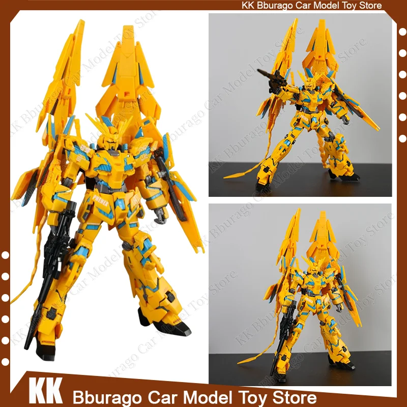 Nuevo XINGDONG HG 1/144 unicornio 03 Phenex Narrative Ver conjunto de recubrimiento dorado modelo Robot Kit juguete colección muñeca regalo personalizado