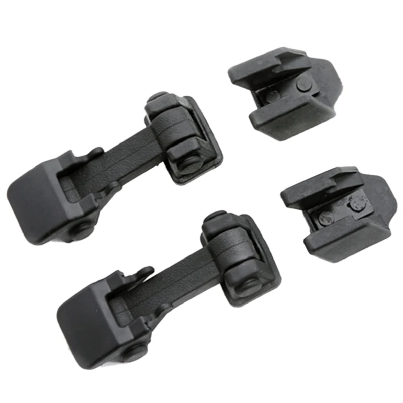

1 Set Car Bracket Latches Black Hood Lock Buckle for Jeep TJ and JK Wrangler