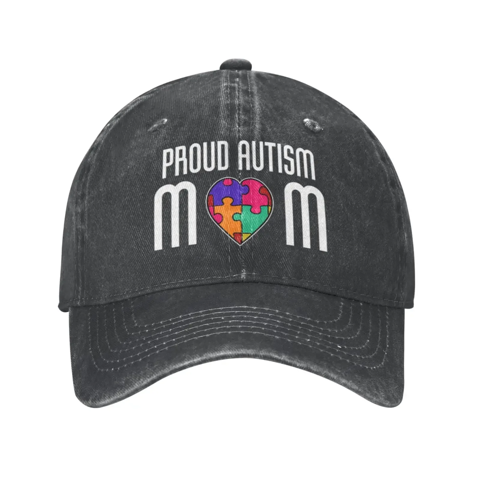 Proud Autism Mom Autistic Child Cowboy Hat Baseball Cap Women Trucker Men Dad Caps Adjustable Snap Back Hats