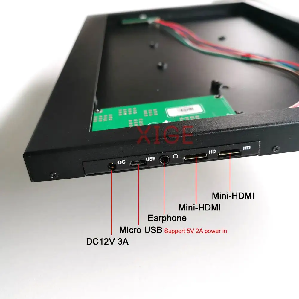 For N156O6 Kit DIY Metal Case+Driver Controller Board 1600*900 40 Pin LVDS 15.6" USB Micro Monitor Portable Refit 2 HDMI-Mini