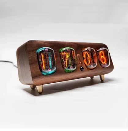 Former Soviet Union IN12 Glow Nixie Tube Simple Bluetooth Control Glow Lamp Table  Alarm True Glow Tube