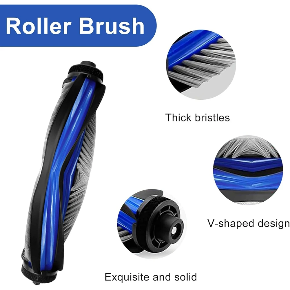 A88X Accessories Kit For Ecovacs Deebot X9 Pro Omni / X9 Pro Vacuum Cleaner Main Brush Mop Roller Dust Bag HEPA Filter