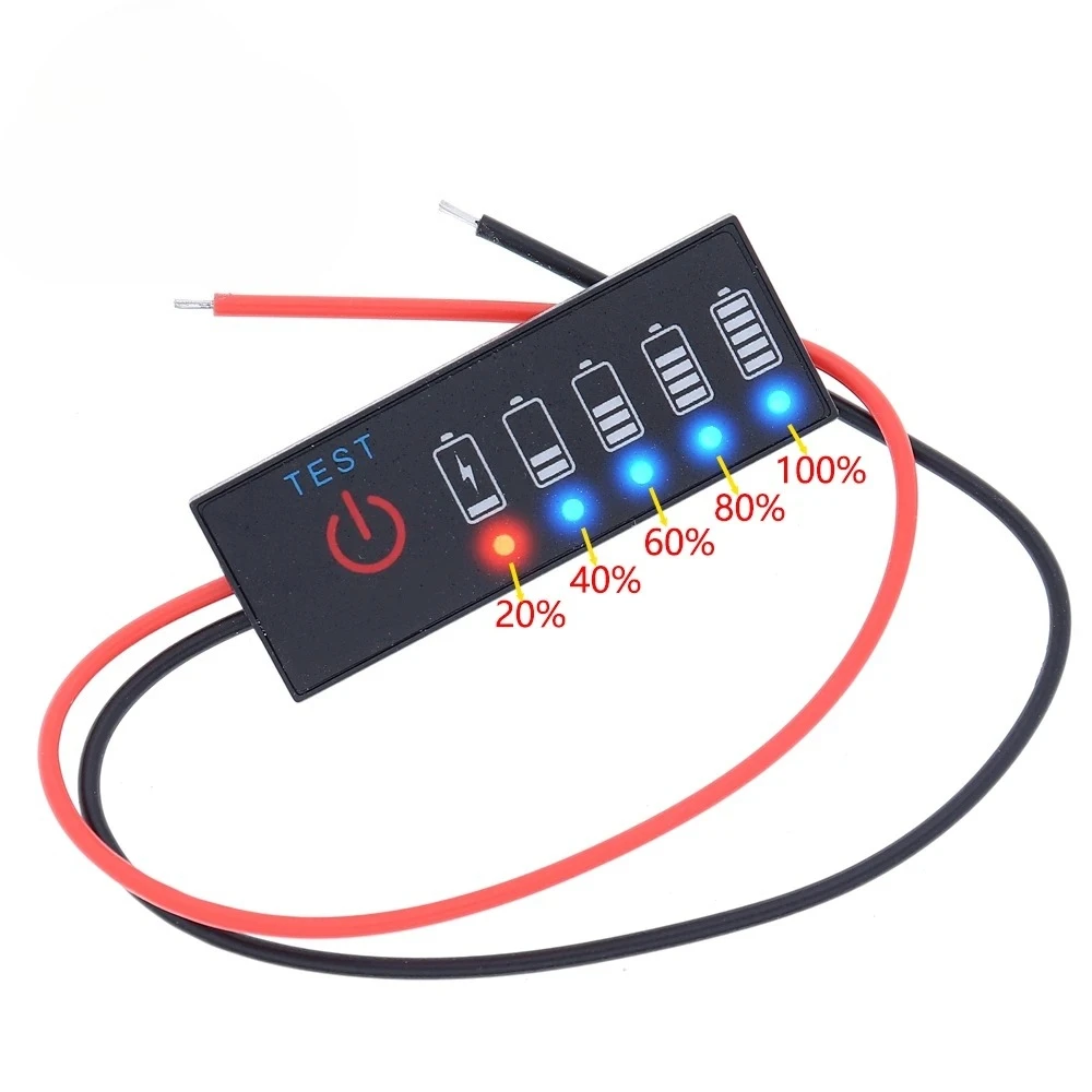 1S 2S 3S 4S Battery Level Indicator Iron Ternary Lead-acid Capacity Display Lithium 3.7V 7.4V 11.1V 14.8V Phosphate Tester Meter