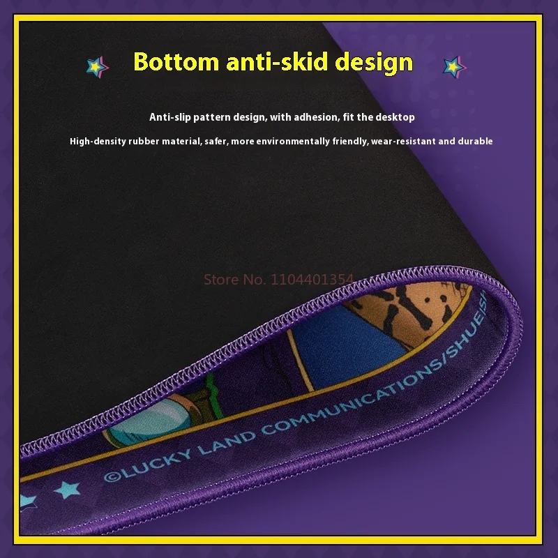 Vgn Jojo Co Branded Wonderful Adventure Bordered Mouse Pad Keyboard Gaming Mekanis dan Mouse Pad Set Mouse Pad yang Disesuaikan