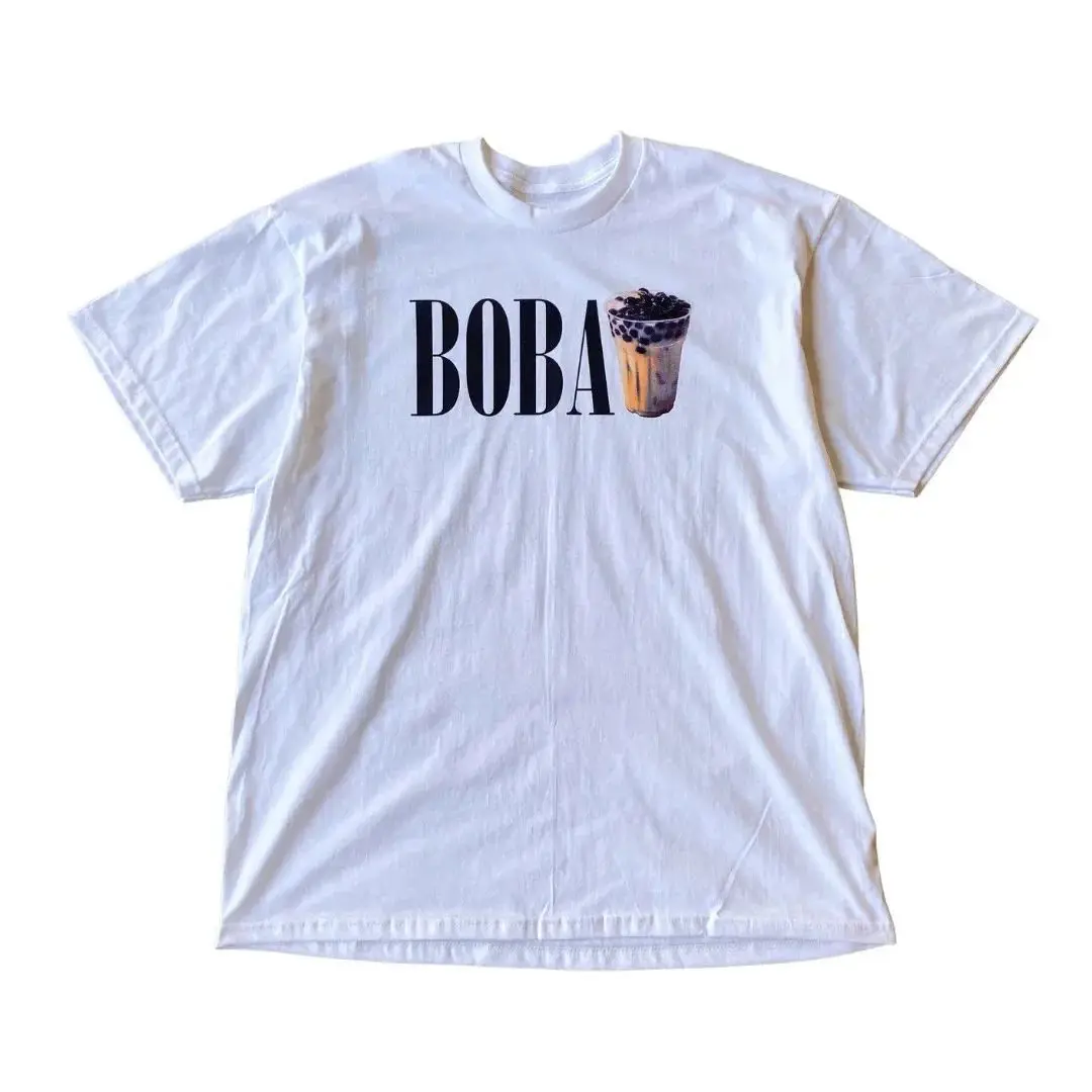 Flower Printing T-shirt Unisex Loose Breathable T-shirt Short Sleeve Cotton Graphic Tops Fashion Casual Women's Clothing