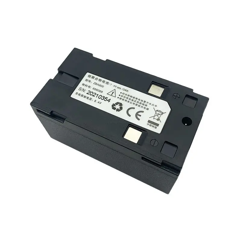 Batteria ZBA800 per stazione totale GEOMAX ZT20 ZT10R Rilievo agli ioni di litio da 8,4 V