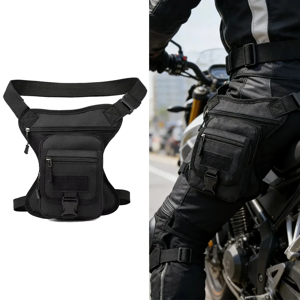 Motorcycle Leg Bag Thigh Belt Waist Bag Motorbike Tactical Travel Call Mobile Phone Purse Chest Bag Outdoor Casual Waist Bags