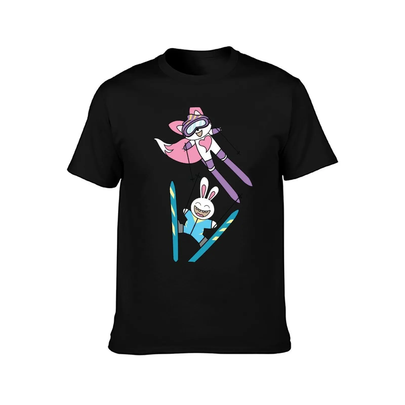 HIT THE SLOPES COLLECTION - LALA AND TUTU T-Shirt Durable Work Wear T-Shirt