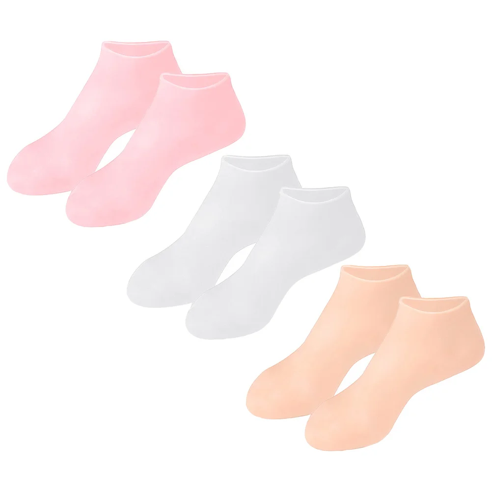 保湿抗ひび割れフットカバー乾燥ひび割れ足の修復軟化フットケア用品再利用可能な靴下