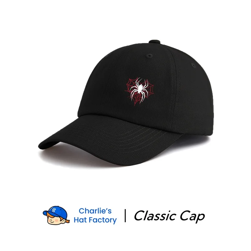 1 Pc SPIDER Printed Baseball Cap, Stylish Trendy Classic Soft Sweatband Adjustable Size