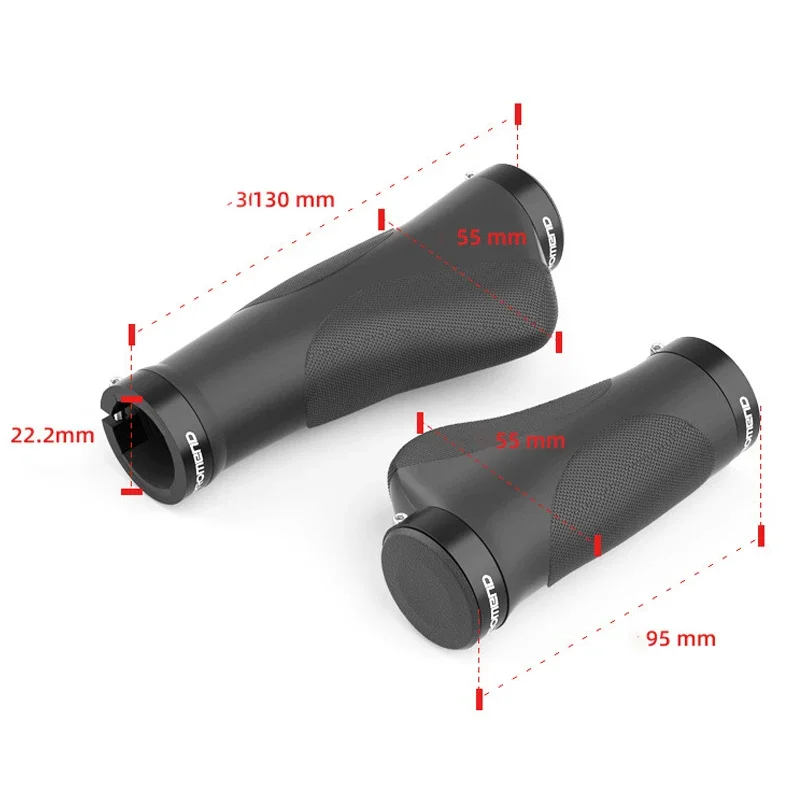 PROMEND GR506 Bike Handlebar Grips Anti-skid Shock Absorption 22.2mm MTB Cycling Handle Covers Bicycle Accessories