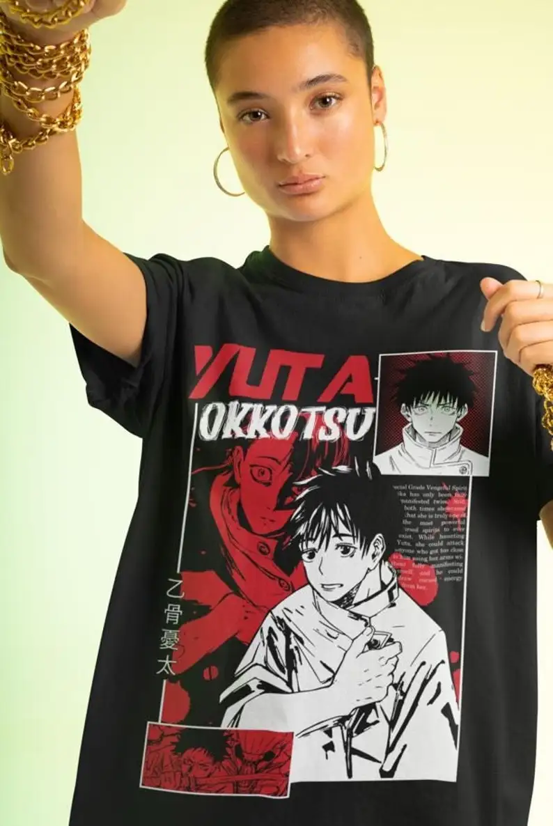 

Anime retro T-shirt, 100% cotton, all sizes for men and women Comic lovers