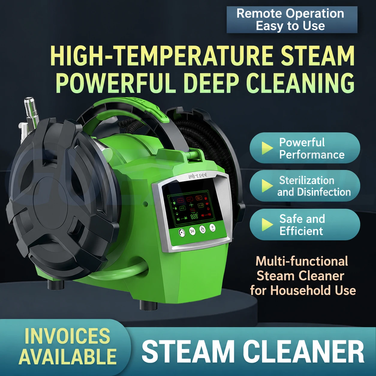 Máquina de limpieza a vapor de alta temperatura y alta presión, electrodoméstico para limpieza de aire acondicionado con bomba de vapor Máquina integrada multifuncional máquina de desinfección y limpieza de vapor de al