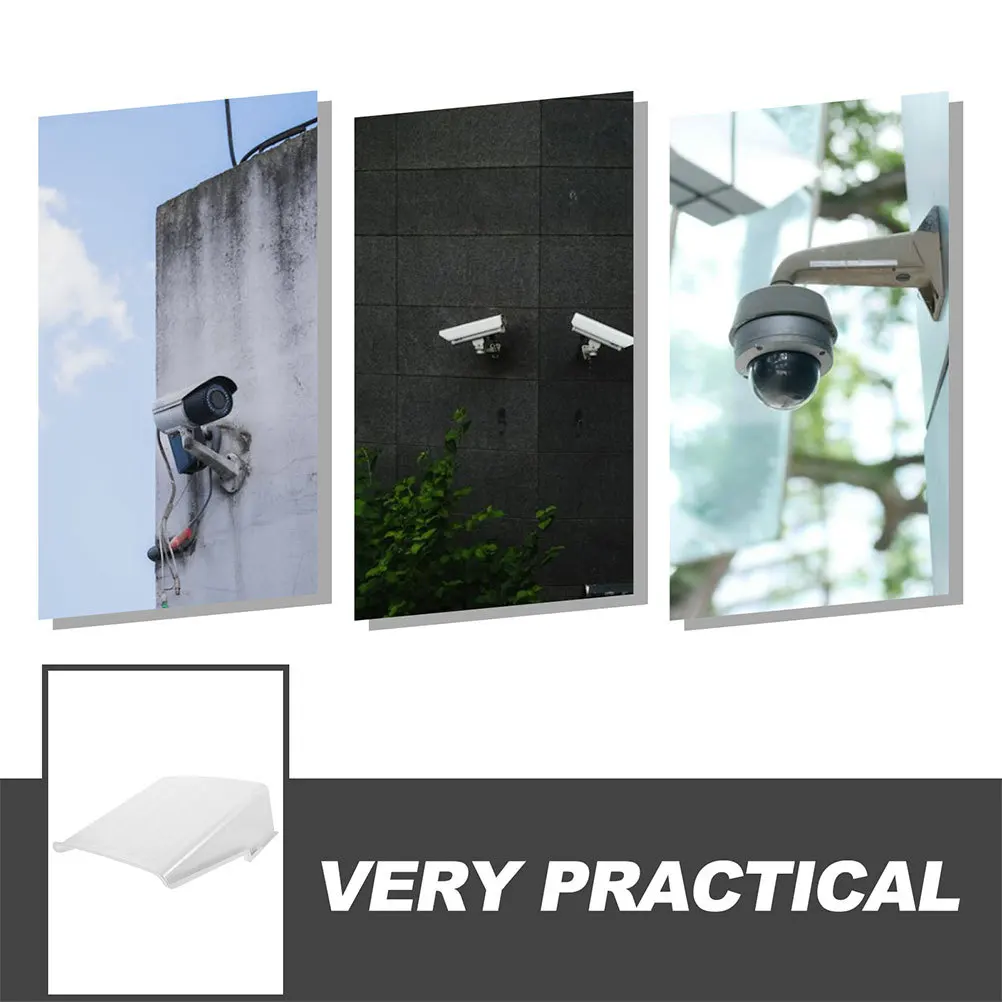 

2Sets Durable Universal Outdoor Camera Guard Waterproof Rain Cover Protective for Security Camera Cover