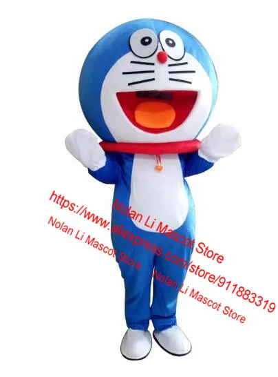 Hot Sale Robot Cat Mascot Costume Cartoon Character Cosplay Fancy Dress Birthday Party Halloween Christmas 1103