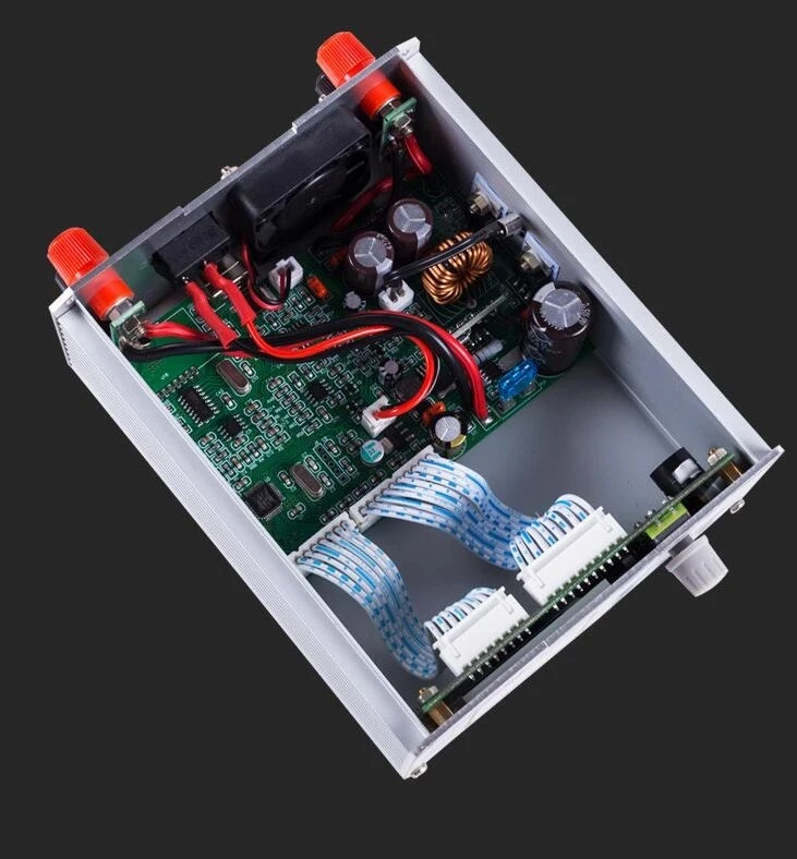 QPS6005S 1,8 inch LCD DC-DC Schritt-down Power Supply module 6-62V Eingang 60V 5A 300w Ausgang Spannung Strom power Zeit + PC software