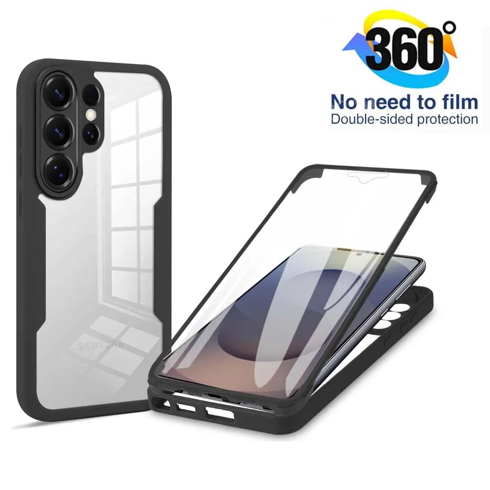 360 Full Body Screen Protector Transparente Hülle für Samsung Galaxy S26 Ultra S26Plus S26 stoßfest