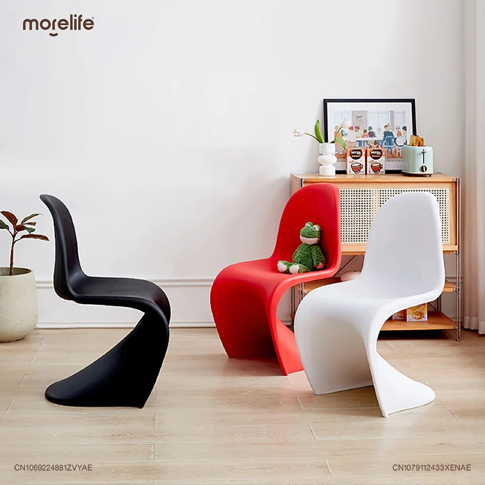 Nordic Dining Creatieve Acryl Plastic Eetkamerstoel S-vorm Stoelen Kristallen Kruk Eetkamer Transparante Fauteuil Meubels