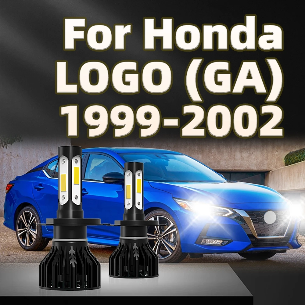 

30000LM LED H4 Headlight Car Lamp 360 ° Light Turbo 6000K White For Honda LOGO (GA) 1999 2000 2001 2002