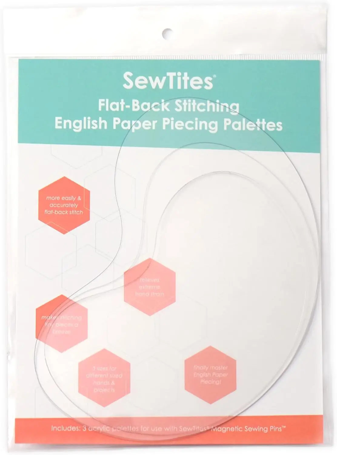 

Flat Back Stitching English Paper Piecing Palette