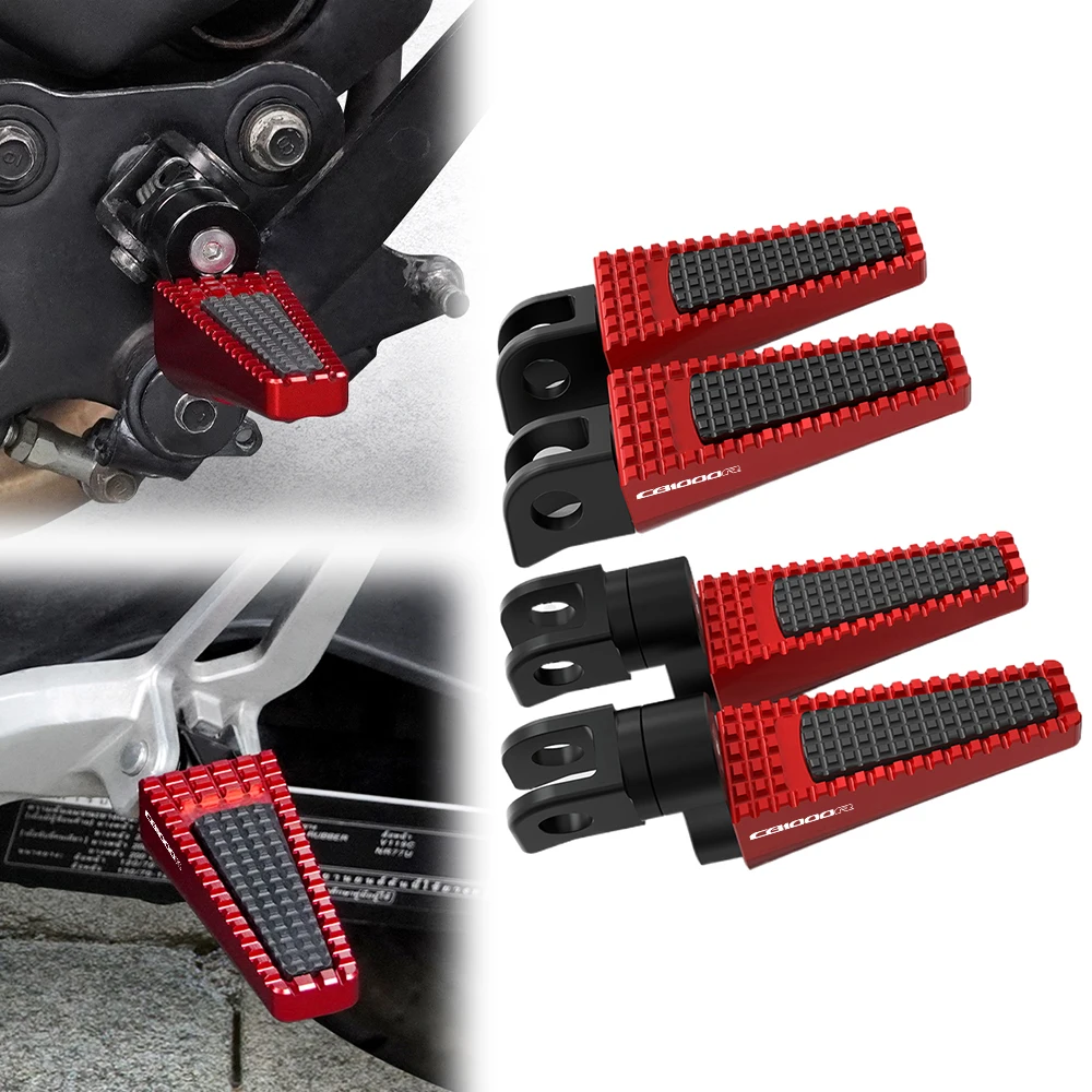 

Motorcycle Front and Rear Foot Pegs Footrests Pedal Adjustable RotableFoot Pegs Fit For Honda CB1000R 2018-2019 CB 100000R