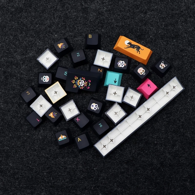 PBT Keycaps 137pcs Dye Sublimation Keycap CherryProfile 4 Languages Dropshipping