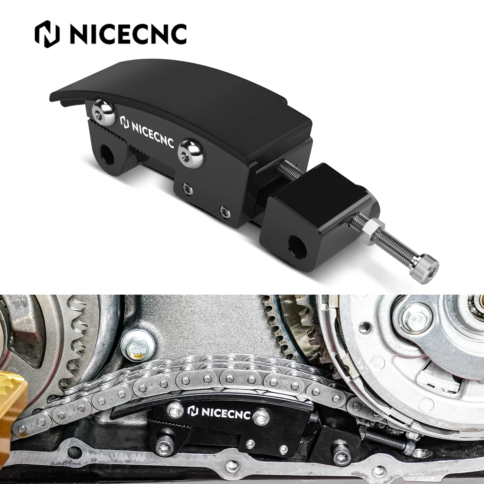 Ajustador tensor de cadena primaria para Harley Road King FLHR Street Glide FLHX FLHXS Ultra limitado Electra Glide reemplazar 36500075