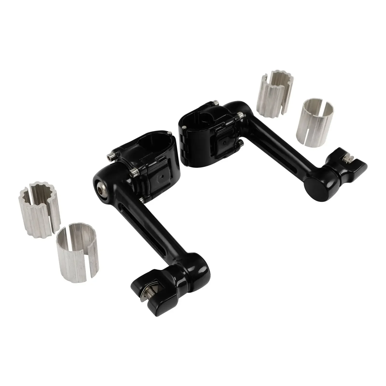 Motorcycle Adjustable Footpegs Pegs Mount For  Goldwing 1800 GL1800 22mm 30mm 35mm