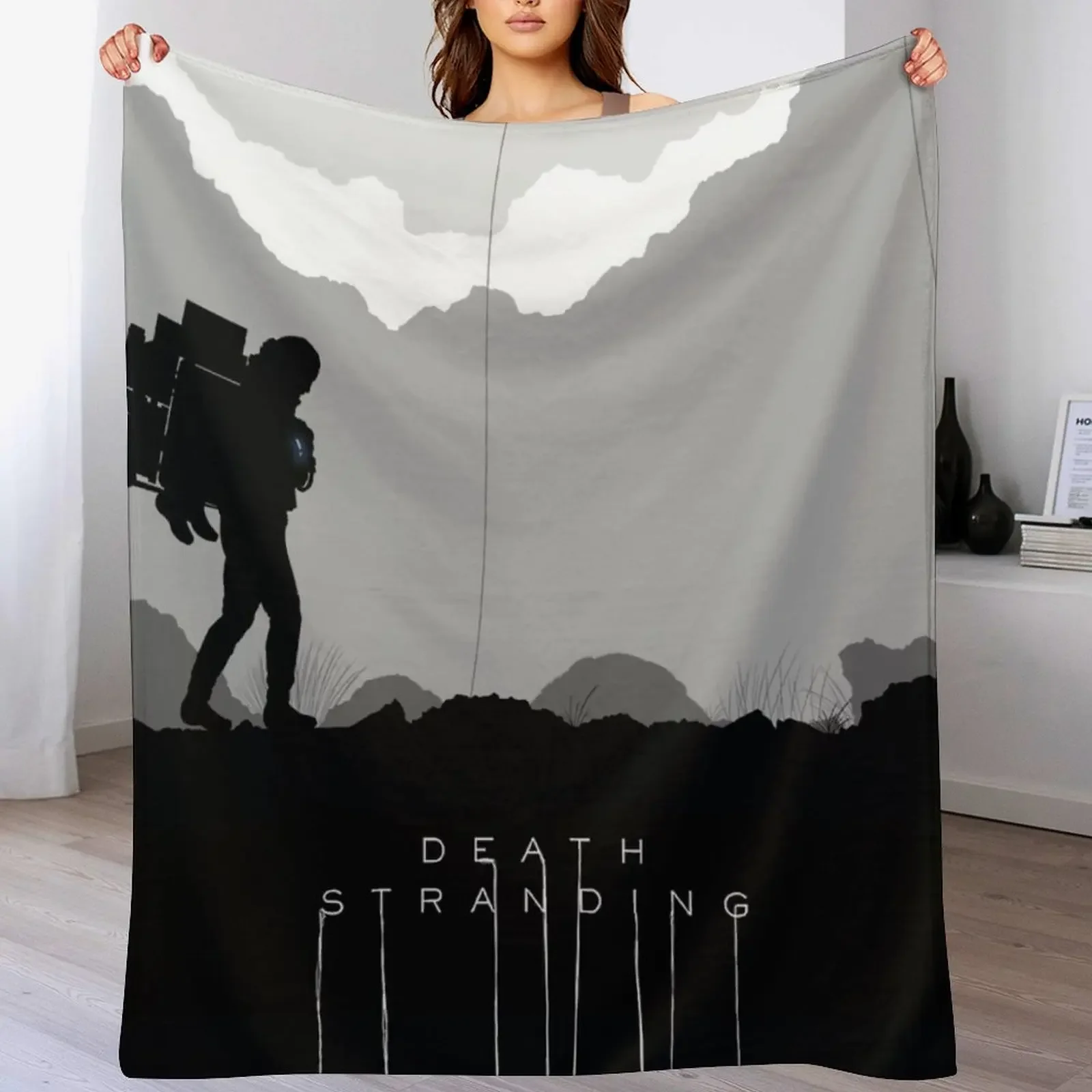 

Death stranding Throw Blanket manga Furry sofa bed Blankets