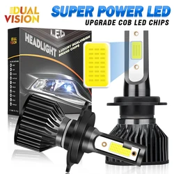 800W H7 H4 LED Car Headlight Bulbs COB Chips H1 H3 H8 H9 H11 9005 9006 9012 Mini Fog Lights Auto Headlamps Lamps 6000K White 12V