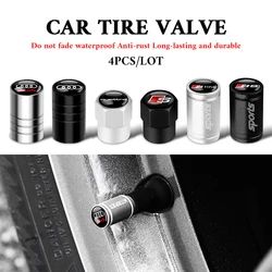 4pcs Car Wheel Tire Valve Caps Stem Case Covers Accessories For Audi Sline RS S A3 A4 A5 A6 A7 A8 TT Q3 Q5 Q7 A1 B5 B6 B7 B8 8P