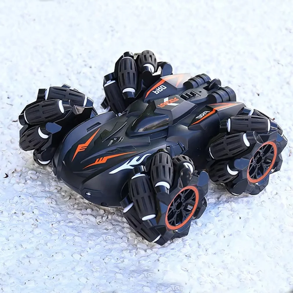 Double sided stunt car four-wheel drive drifting climbing cool gesture sensing remote control car 2.4G boy toy gift