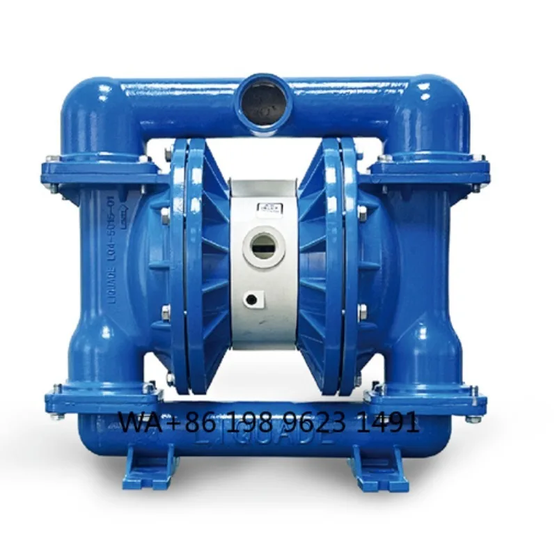 Abrasion Resistant Pneumatic Diaphragm Pump ISO9001 ATEX CE Certified Durable Industrial Customizable Fluid Transfer Pump