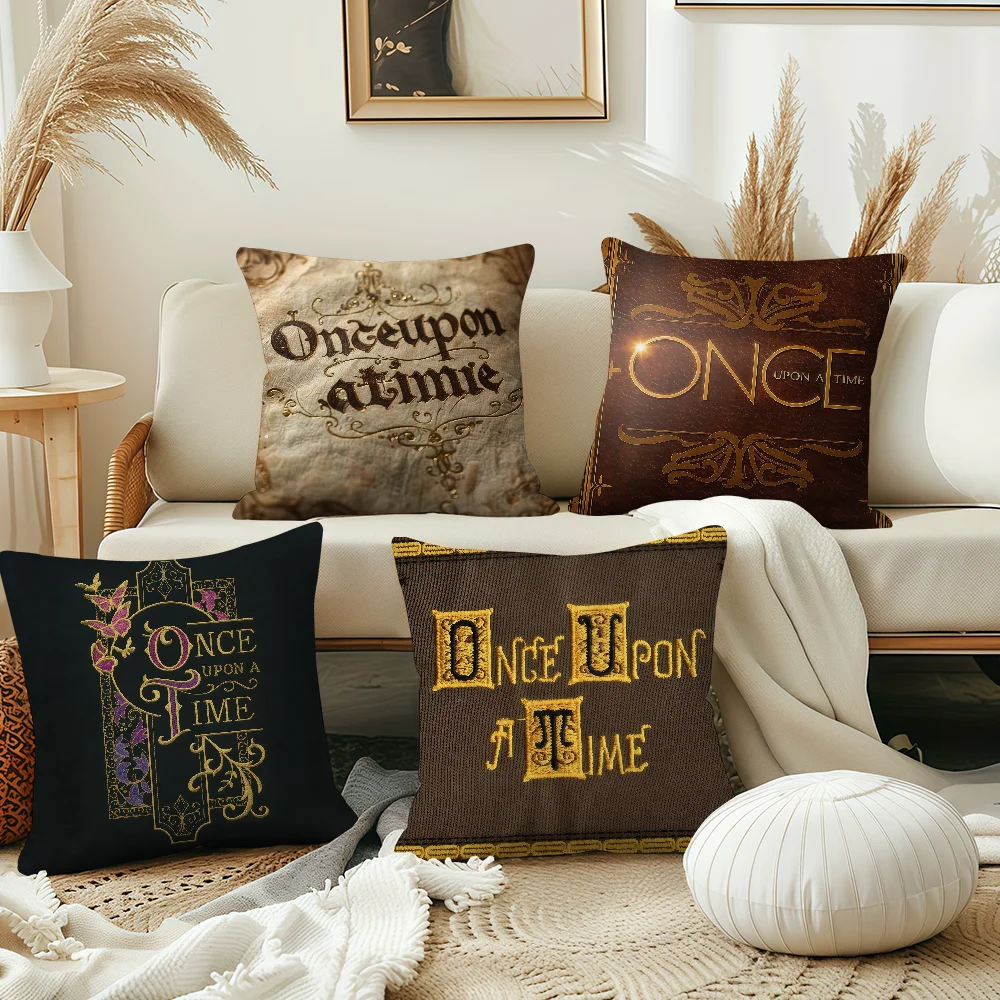 Once Upon A Time Book cushion cover Best Home Office Coffee Pillow Sofa Printing Decoration Room Shop Car Nordic Simplicity Hit