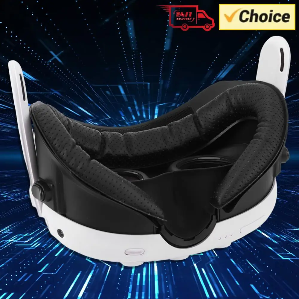 

Набор из 6 сменных подушечек для лица (PU и ледяной шелк), накладки на нос, защита для линз и салфетка для очистки линз для Oculus Quest 3