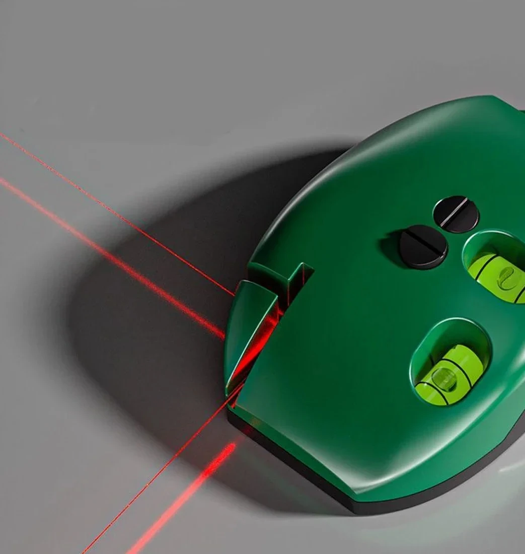 Nível a laser de 90 graus, eletrônico, linha infravermelha, alta precisão, longa distância, ferramenta de nível de parede, alimentado por bateria, portátil
