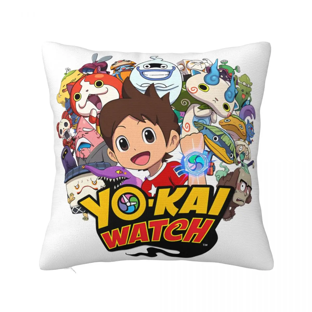 Yo-Kai Yokai Watch 2 Pillowcase Cushion Luxury Living Room Throw Pillow Bed Decorative Pillows Customizable