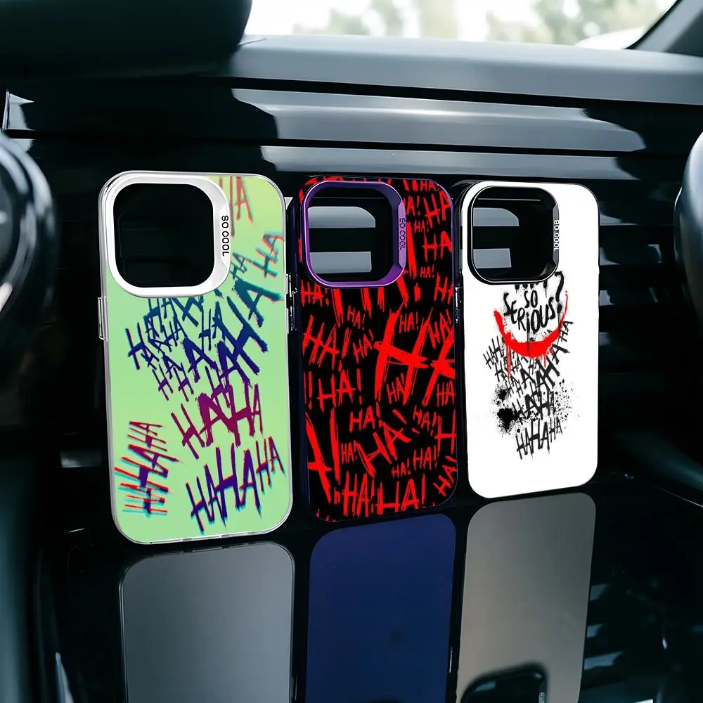 

J-Joker style Phone Case Slim Shockproof TPU Case for iPhone 11 12 13 14 15 16 17 Pro Max