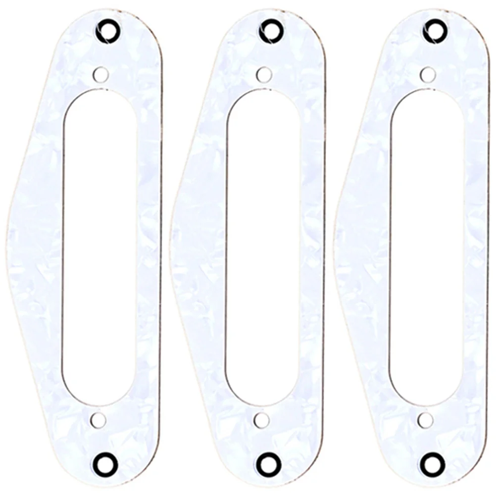 

3Pcs Electric Guitar Pickup Rings Metal Replacement Pickup Frame Mounting Ring Durable Guitar Parts DIY Musical Instrument Part