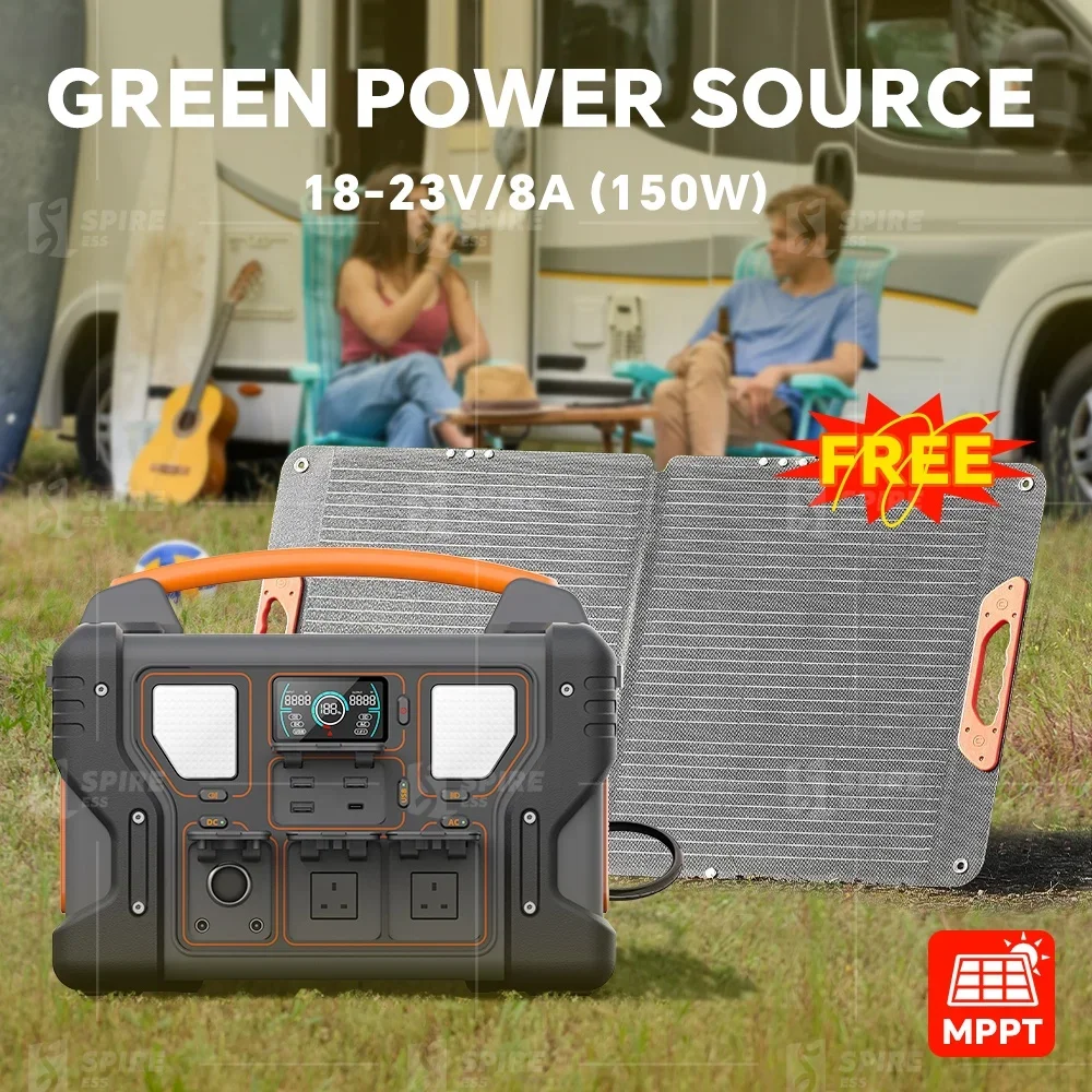 300w 500w 1000w 3000W 110v 220v Home Energy Storage Outdoor Portable Lithium Battery Charging Power Station Solar Generators