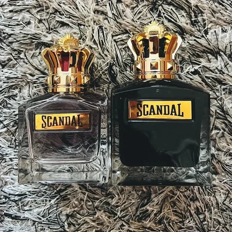 Escándalo Eau De Parfum para hombre, fragancia Woody De larga duración con cuero y sándalo Vetiver Tonka para atractivo elegante, Parfums Homme