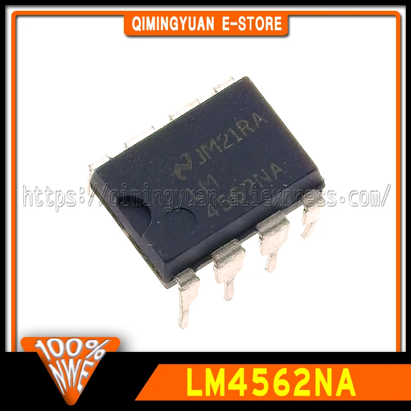 New Original 5~10PCS/LOT LM4562 LM4562NA DIP-8 audio fever dual operational amplifier