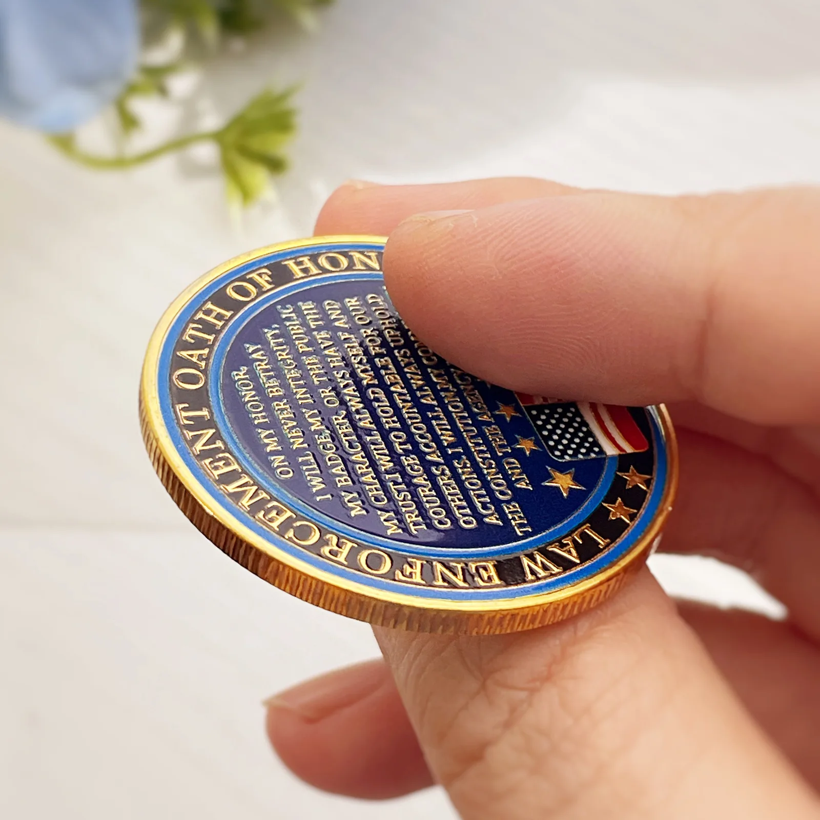 The Medal of Honor of The United States Commemorative Coin Thin Blue Line Souvenir Coin