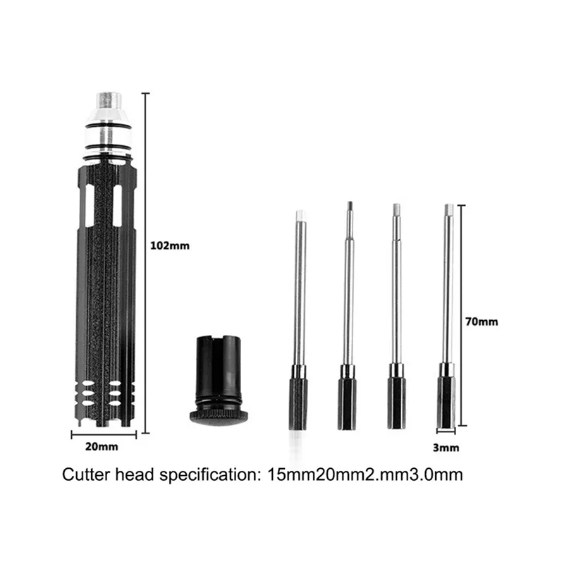 Trending Now 4 in 1 Emax Hexagon Socket Screwdriver Set Hex Driver H1.5 H2.0 2.5 H3.0mm Modeling Making Tools for RC Plane